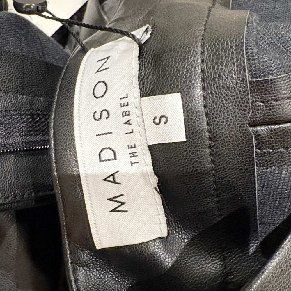 Brand new tags Black Leather Pants - Picture 14 of 16